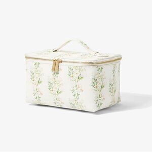 Neely & Chloe for Petite Keep Saffiano Leather Vanity Case in Floral Garden Gala